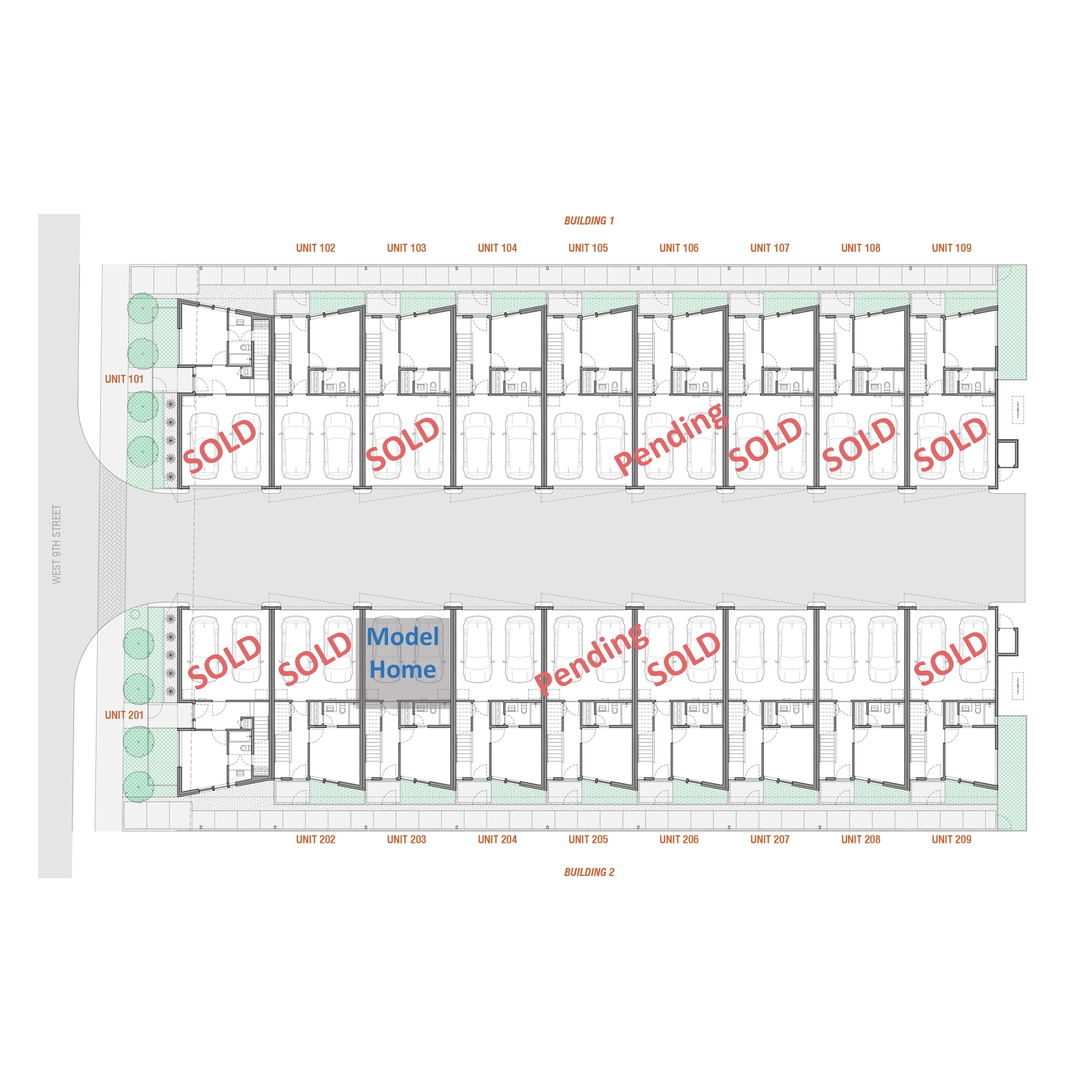Available Unit Site Map site plan